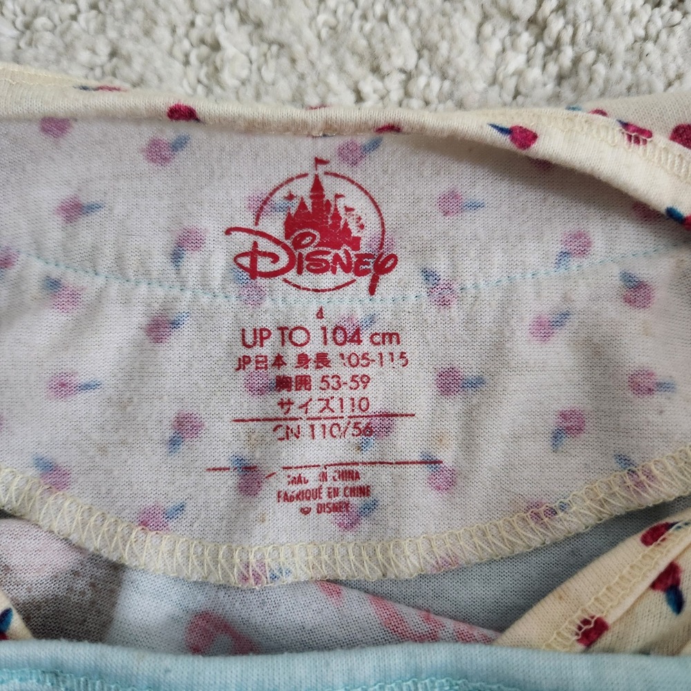 Disney Princess Belle Nightgown Girls size 4 Blue Beauty and the Beast - Picture 5 of 6